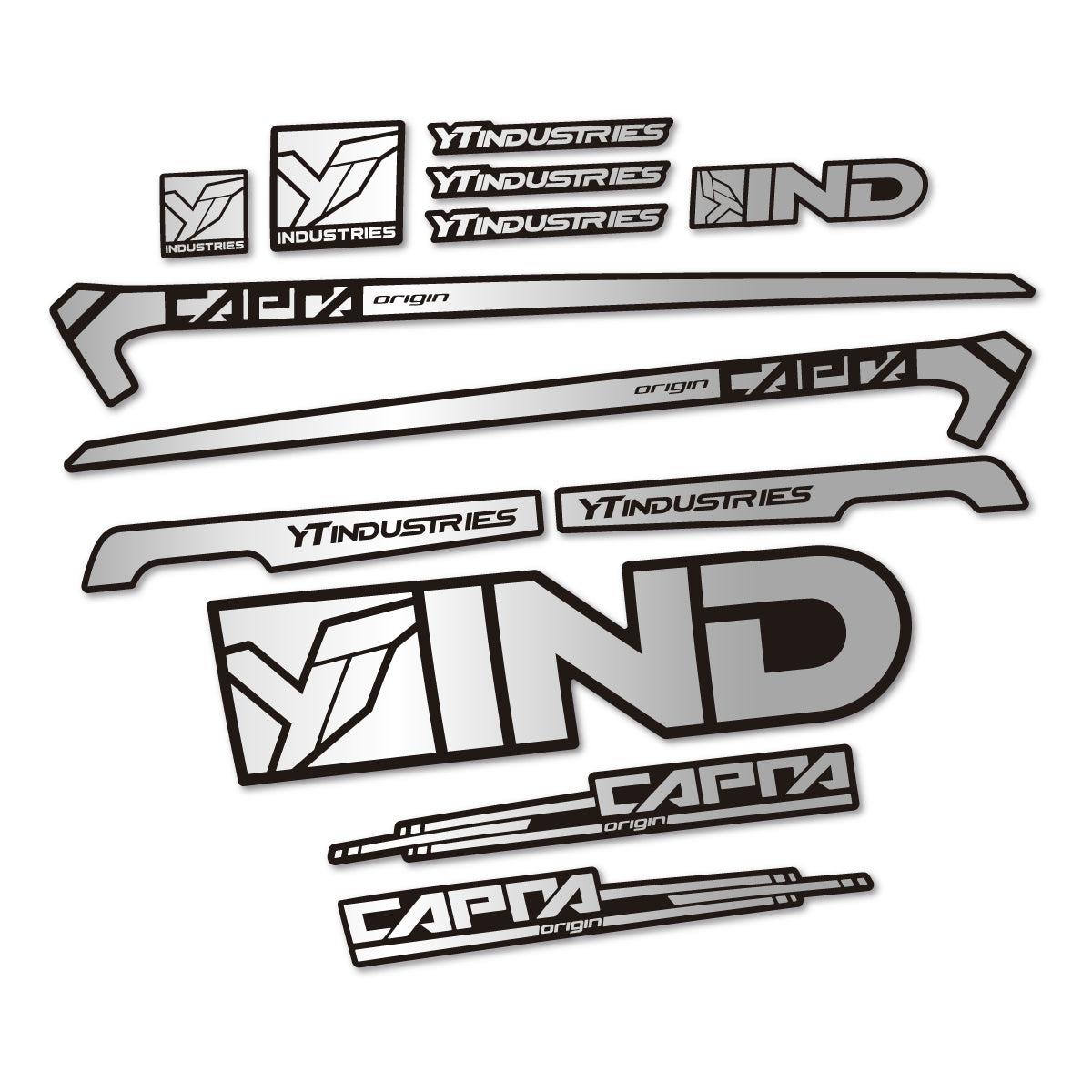 Stickers cadre vélo YT Capra AL 2015 autocollant vinyle