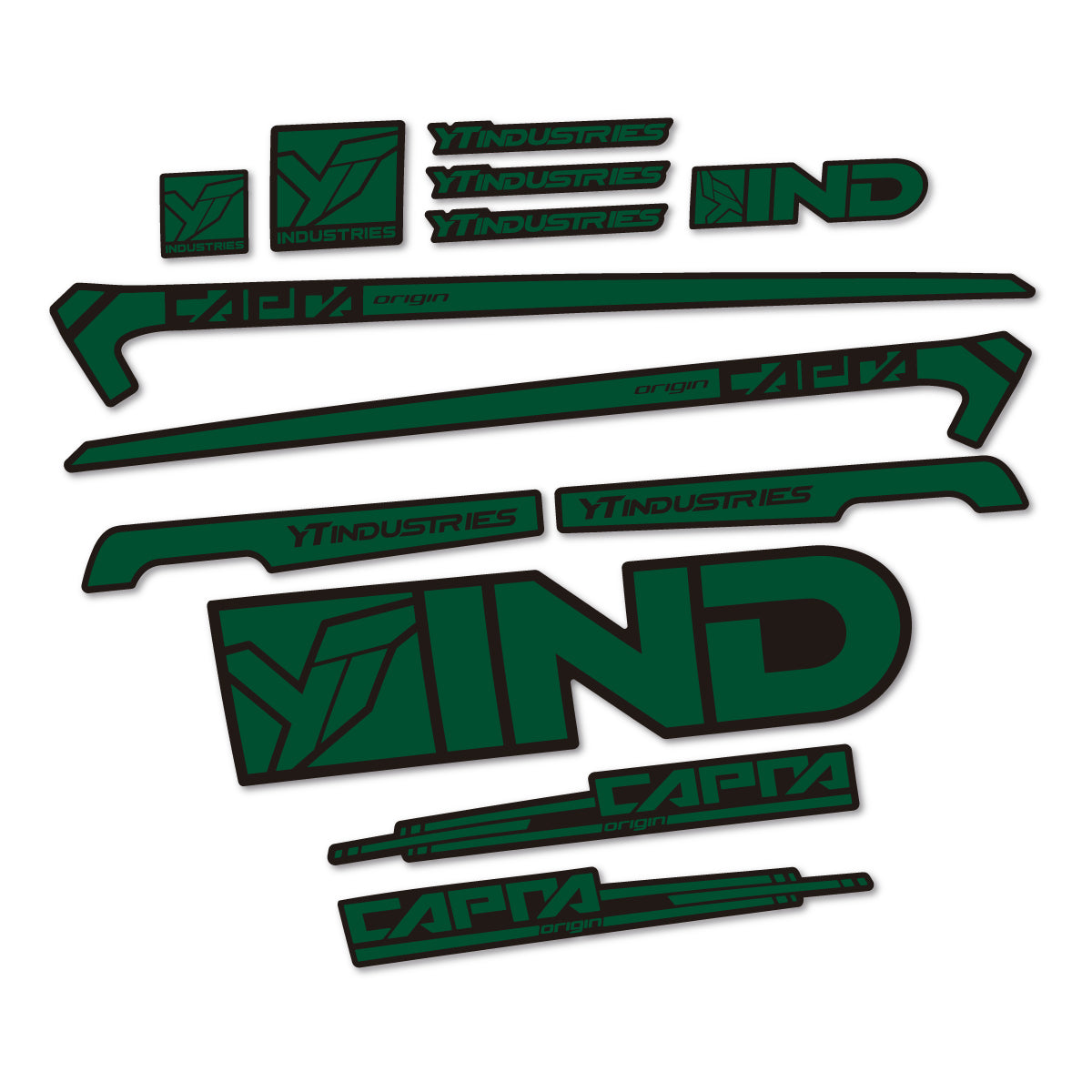 Stickers cadre vélo YT Capra AL 2015 autocollant vinyle