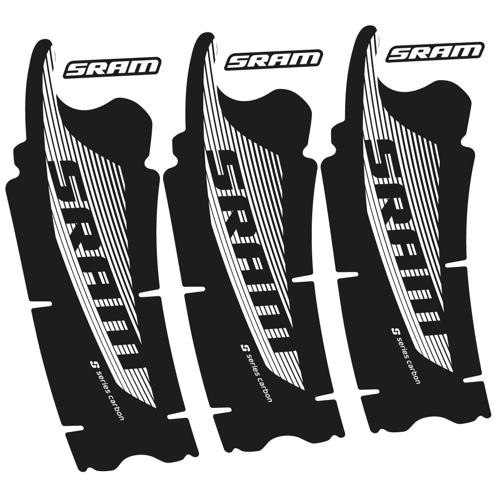 Stickers Sram Red AXS compatibles Autocollants pédalier