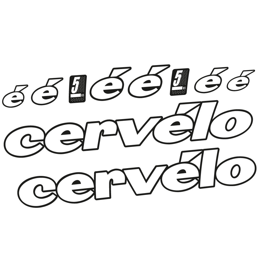 Stickers Cervélo R5 2022 compatibles - Autocollants cadre vélo