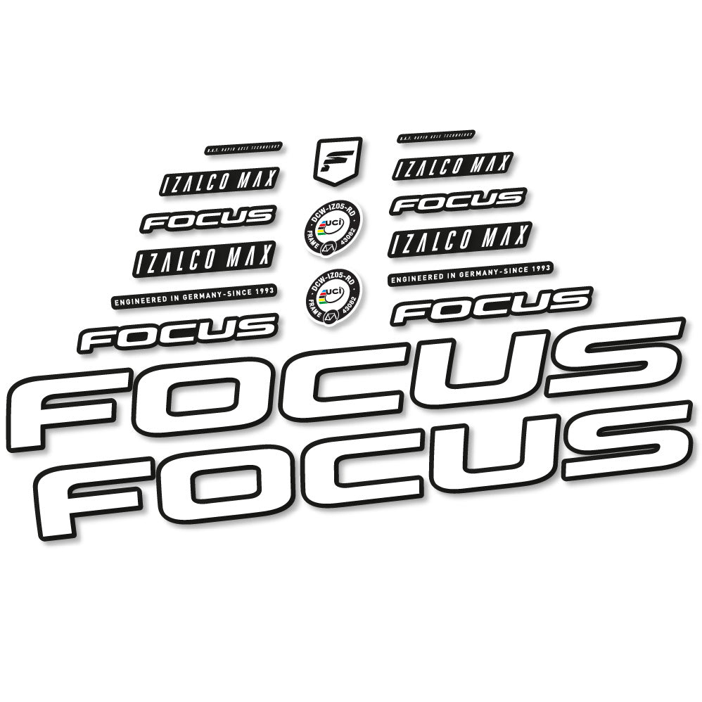 Stickers Focus Izalco Max 9.7 compatibles Autocollants cadre