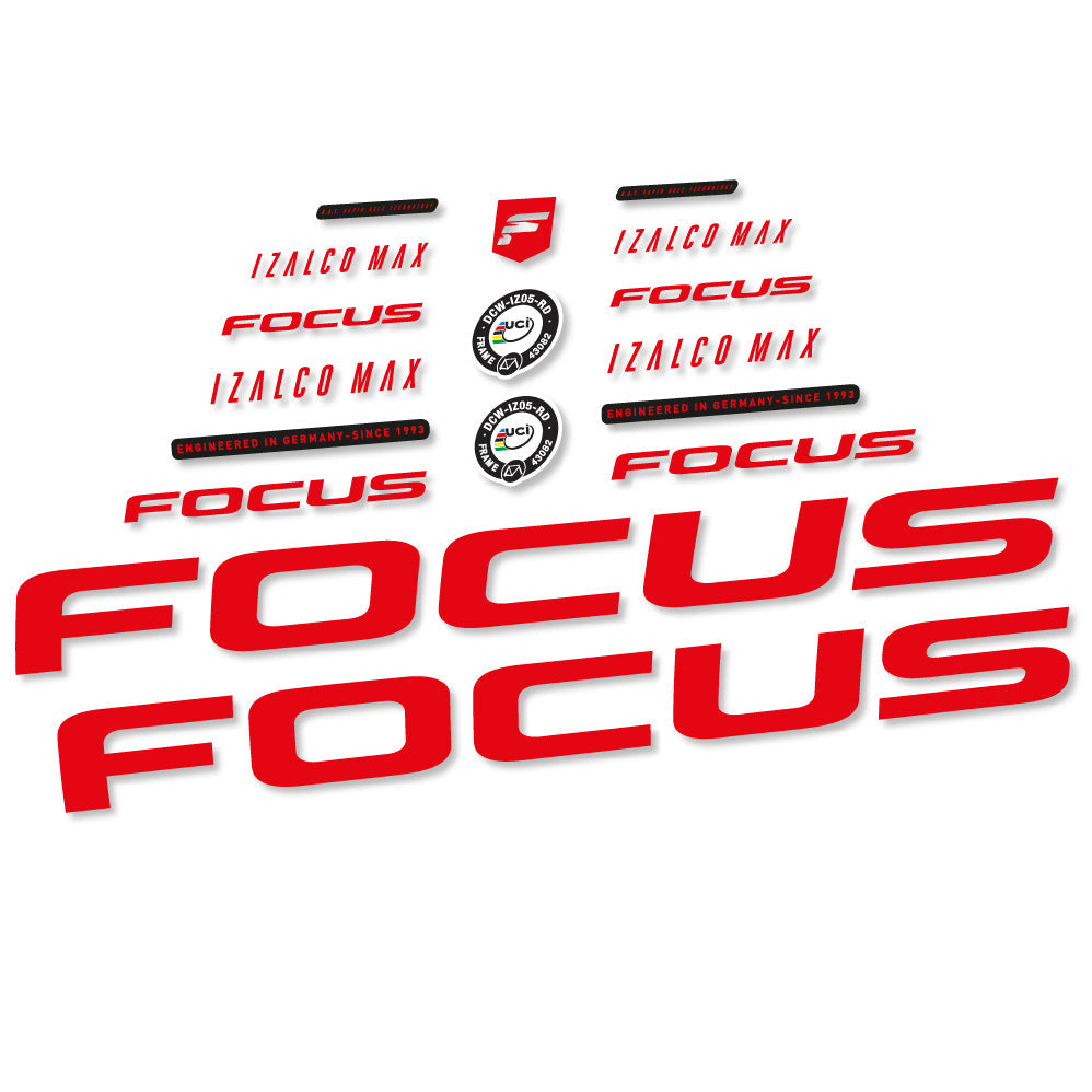 Stickers Focus Izalco Max 9.7 compatibles Autocollants cadre