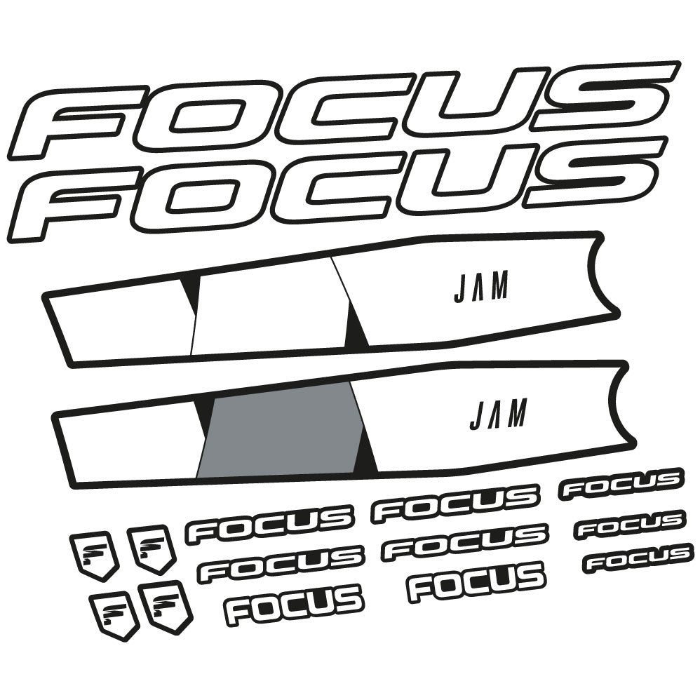 Stickers Focus Jam 6.8 2021 compatibles Autocollants cadre