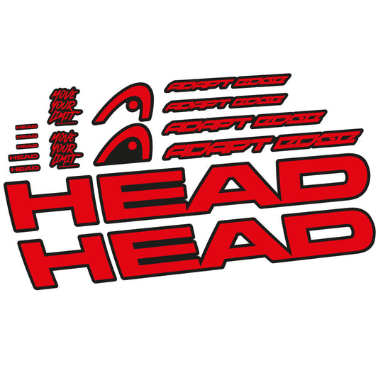 Stickers Head Adapt Edge III 2023 compatibles Autocollants cadre