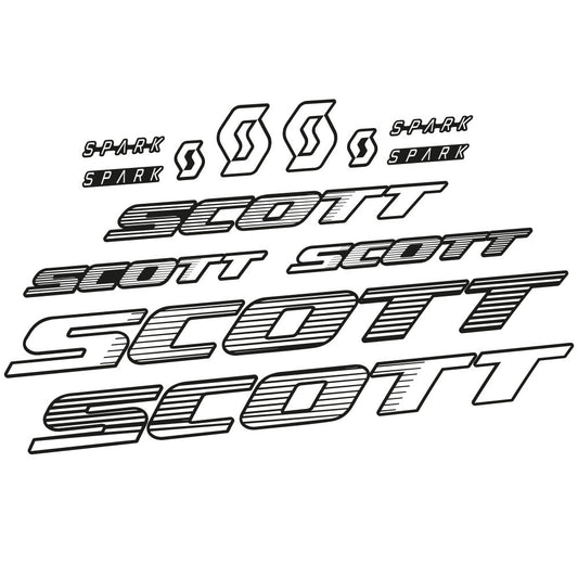 Stickers Scott Spark RC 2022 compatibles Autocollants cadre Route