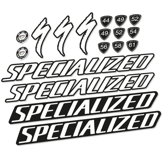 Stickers Specialized Tarmac Disc Pro Di2 2019 compatibles Autocollants cadre