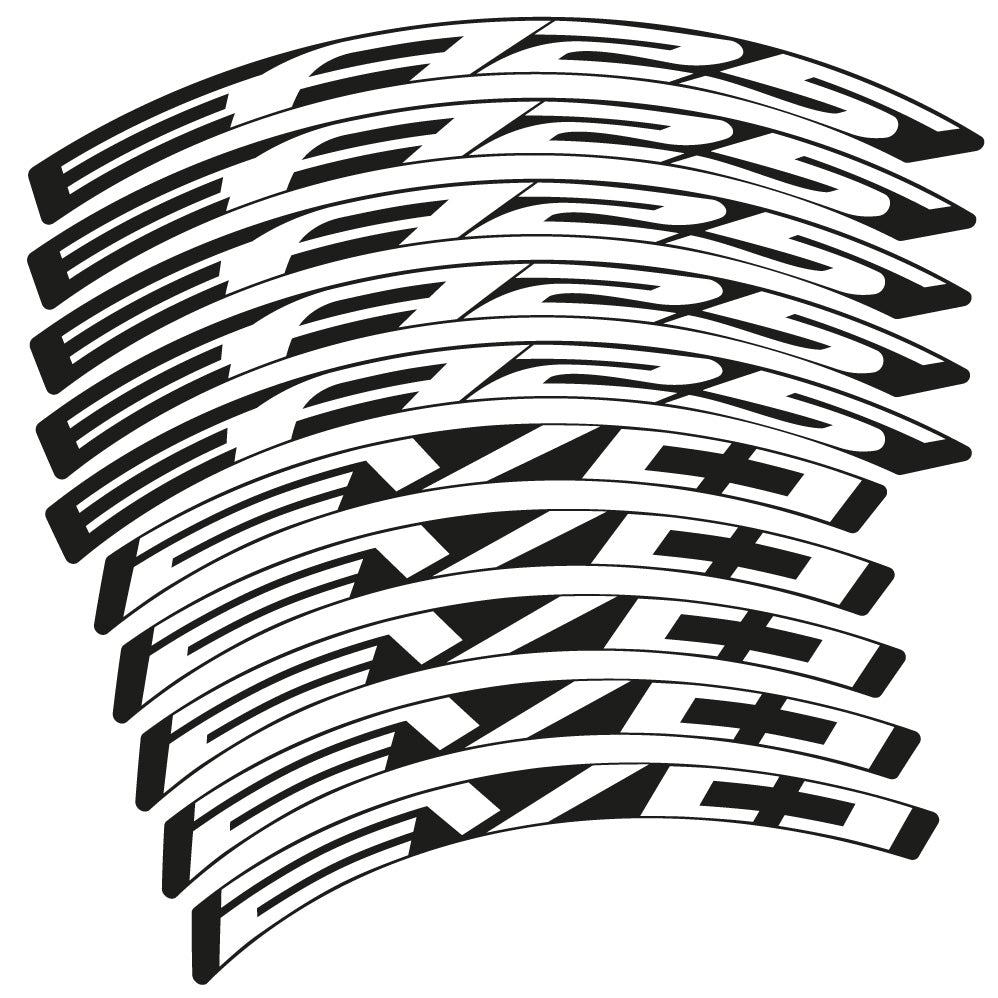 Stickers BH Evo A25 compatibles - Autocollants roue vélo VTT