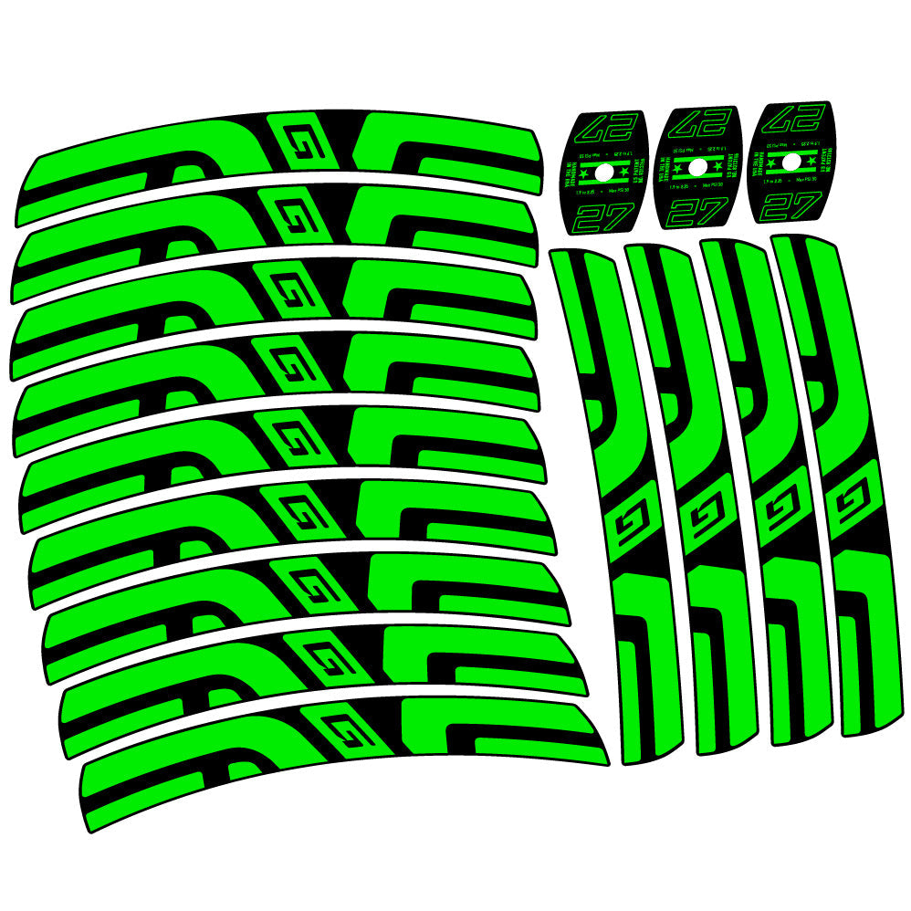 Stickers Enve G27 compatibles Autocollants roues VTT 29"