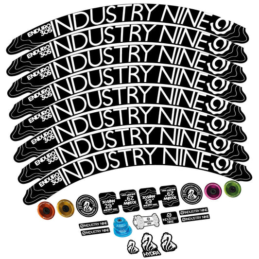 Stickers Industry Nine Enduro 305 V2 compatibles - Autocollants roue vélo VTT