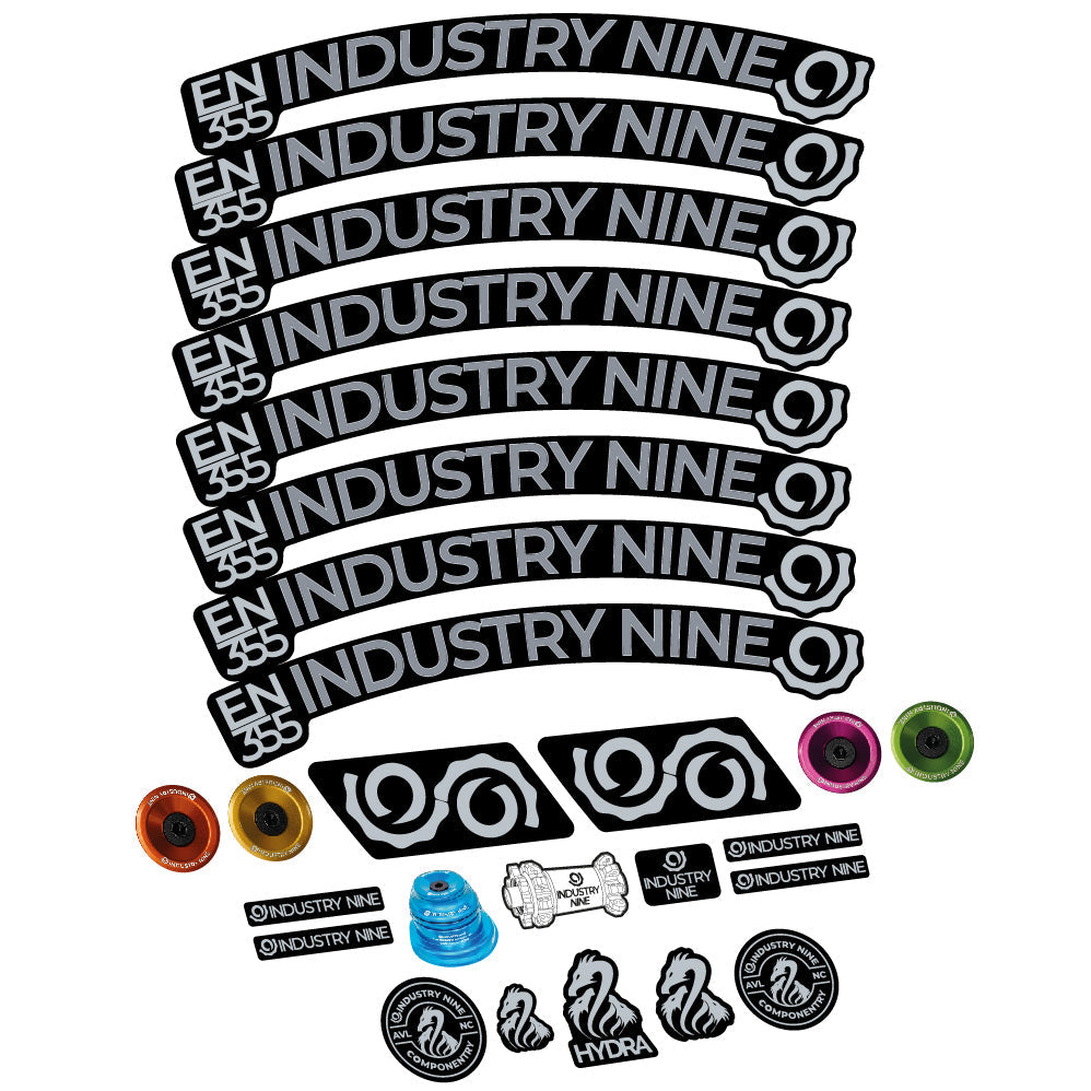 Stickers Industry Nine Enduro 355 compatibles Autocollants roues VTT 29"