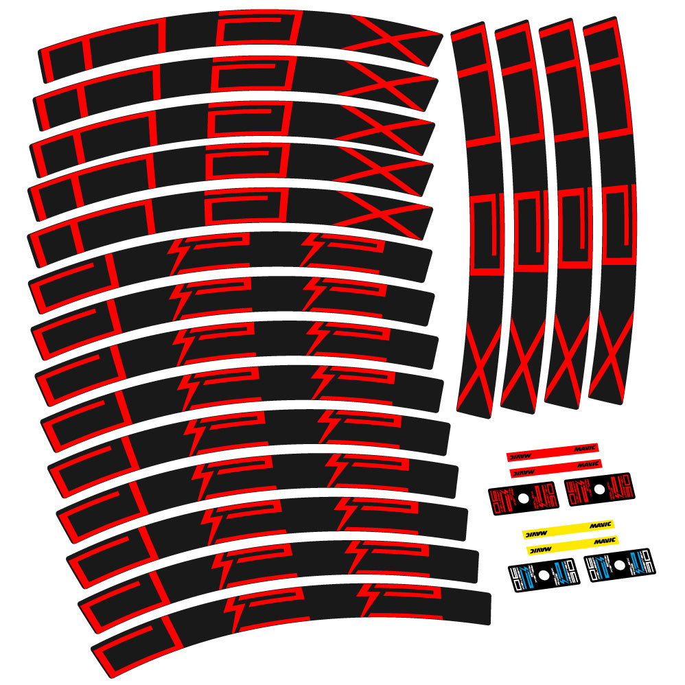 Stickers Mavic EDeemax compatibles Autocollants roues VTT 29"
