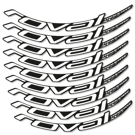 Stickers Roval Traverse SL Carbon 622x30 2019 compatibles - Autocollants roue vélo VTT