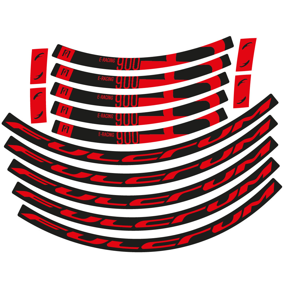 Stickers Fulcrum Racing 900 compatibles - Autocollants roue vélo route