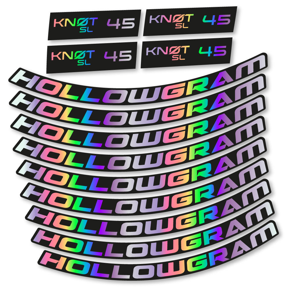 Stickers Hollowgram Knot SL 45 compatibles Autocollants roues Route