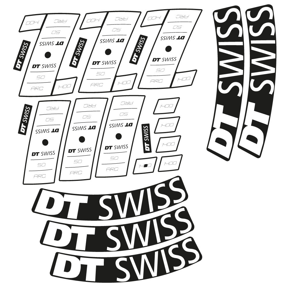 Stickers Custom Vinyl for DT Swiss ARC 1400 DB 50 50mm Route Sticker Autocollants roues Route