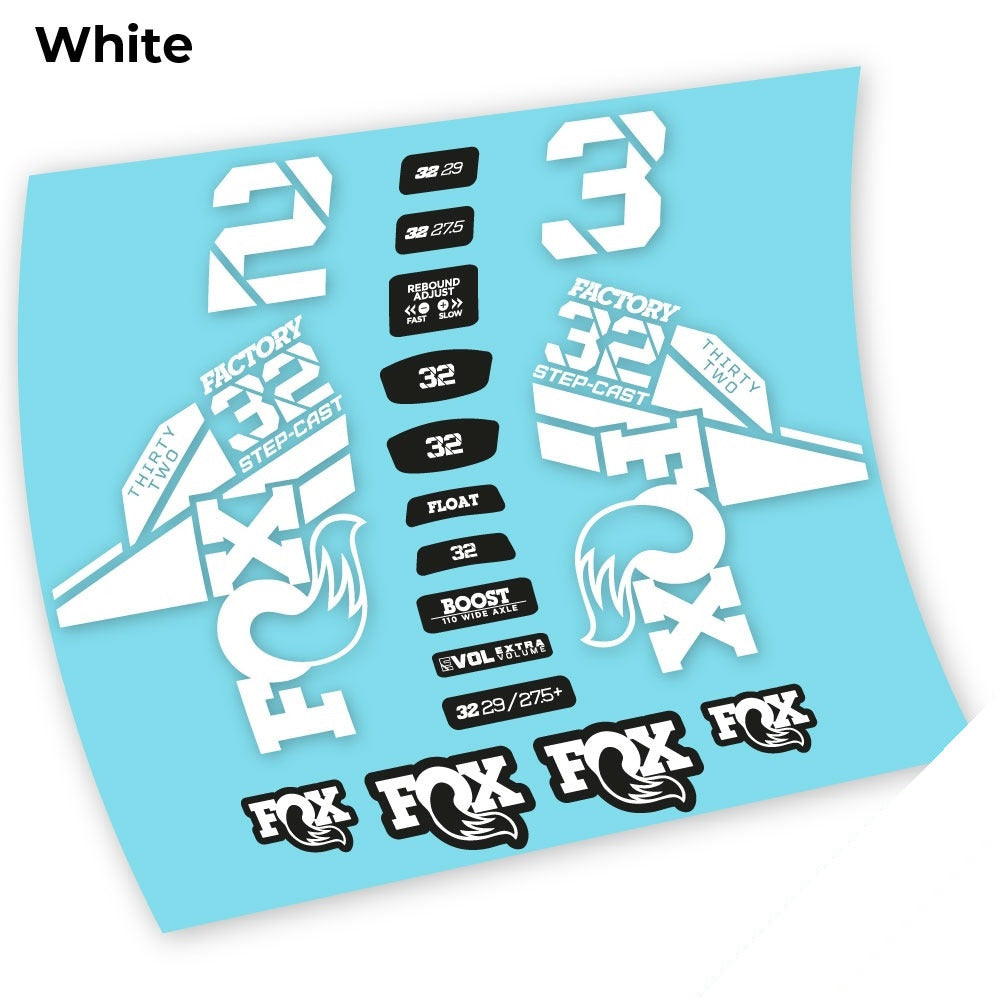 Stickers Fox 32 Kashima 2021 compatibles - Autocollants fourche VTT