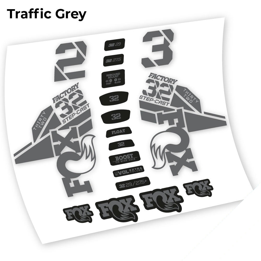 Stickers Fox 32 Kashima 2021 compatibles - Autocollants fourche VTT