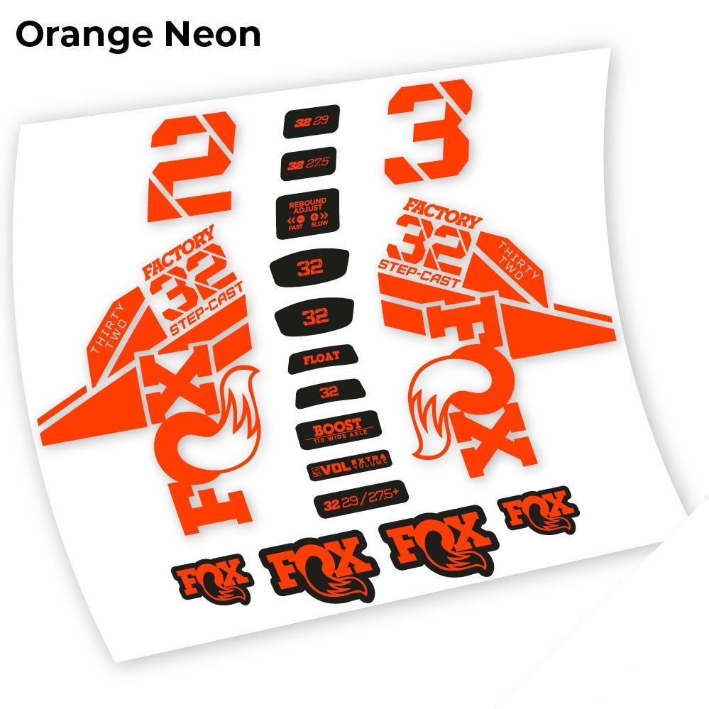 Stickers Fox 32 Kashima 2021 compatibles Autocollants fourche 29"