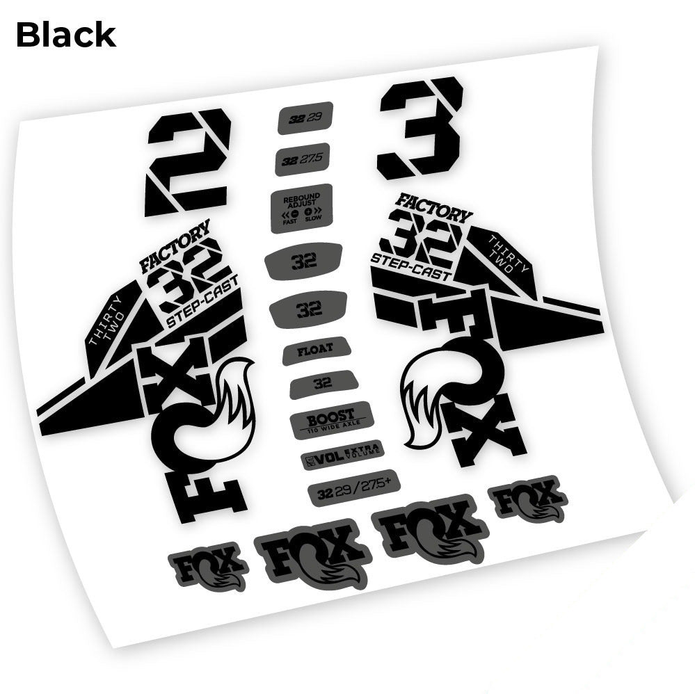 Stickers Fox 32 Kashima 2021 compatibles - Autocollants fourche VTT