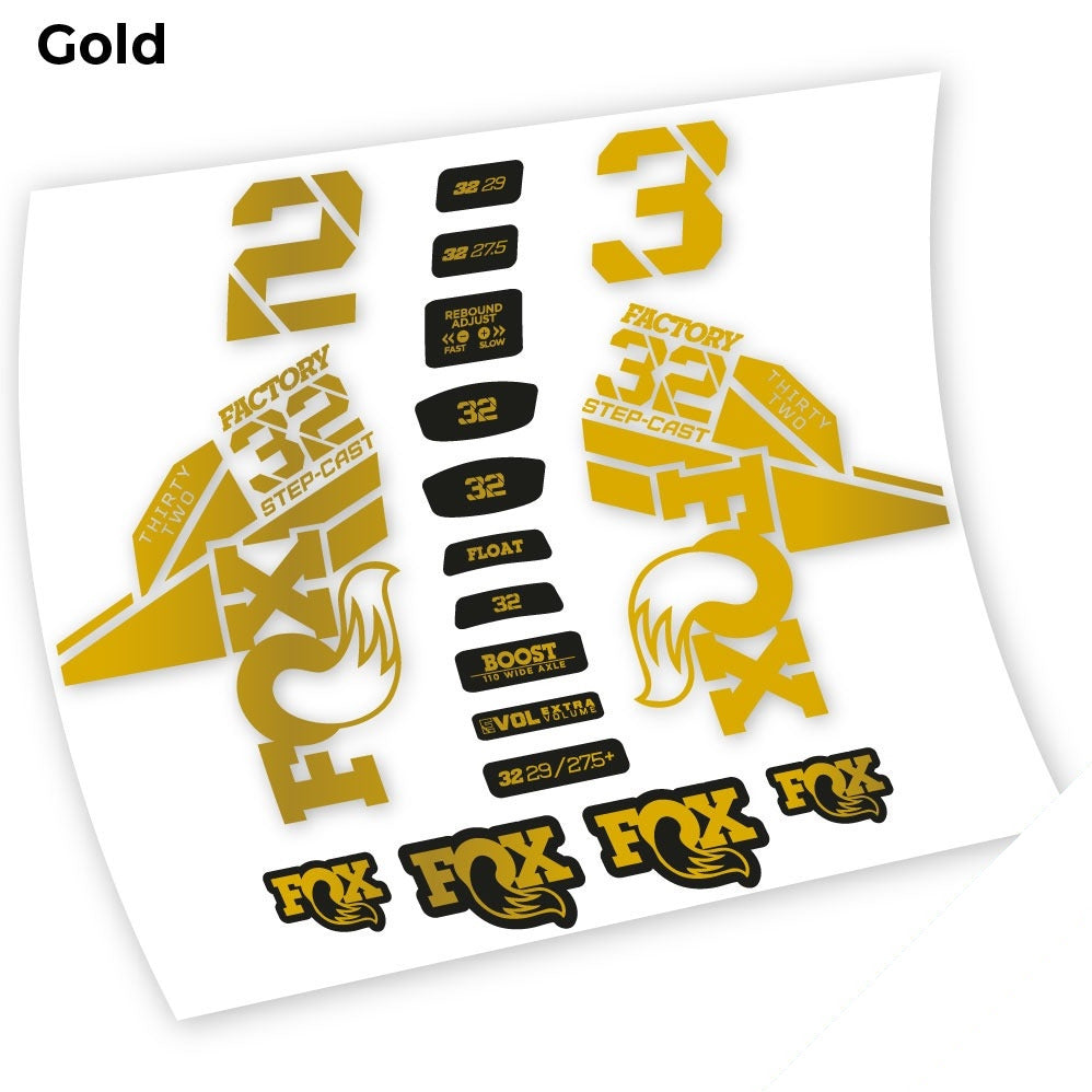 Stickers Fox 32 Kashima 2021 compatibles Autocollants fourche 29"