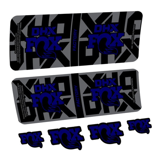 Stickers Fox DHX Factory 2027 compatibles - Autocollants amortisseur VTT