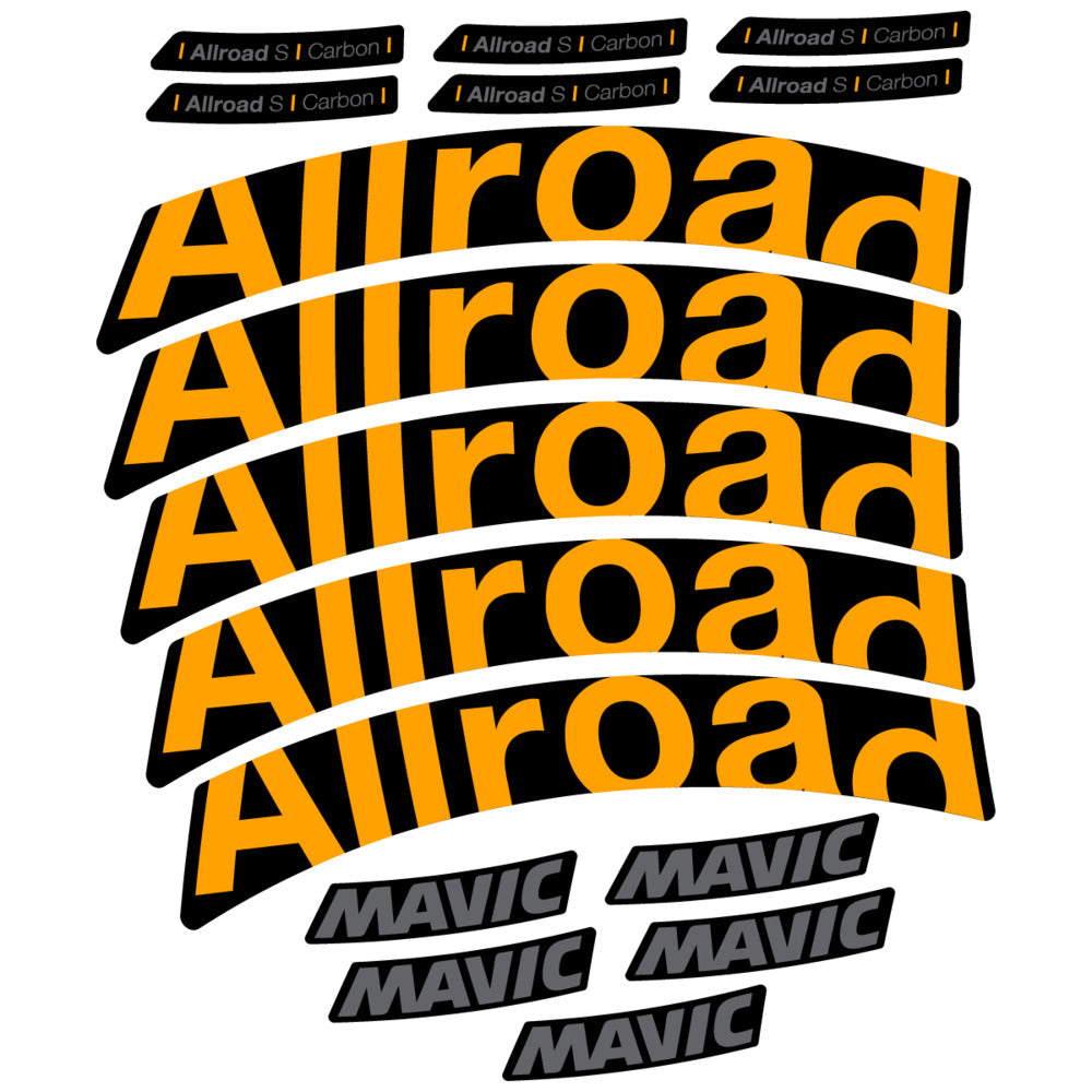 Stickers Compatible Decal Mavic Allroad S Carbon 2025 compatibles - Autocollants roue vélo route