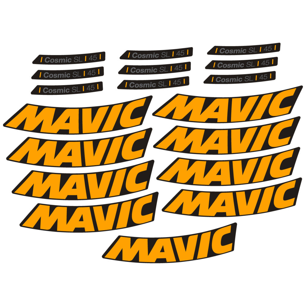 Stickers Compatible Decal Mavic Cosmic SL 45 2025 compatibles - Autocollants roue vélo route
