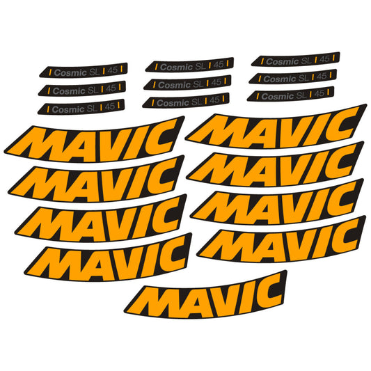 Stickers Compatible Decal Mavic Cosmic SL 45 2025 compatibles - Autocollants roue vélo route