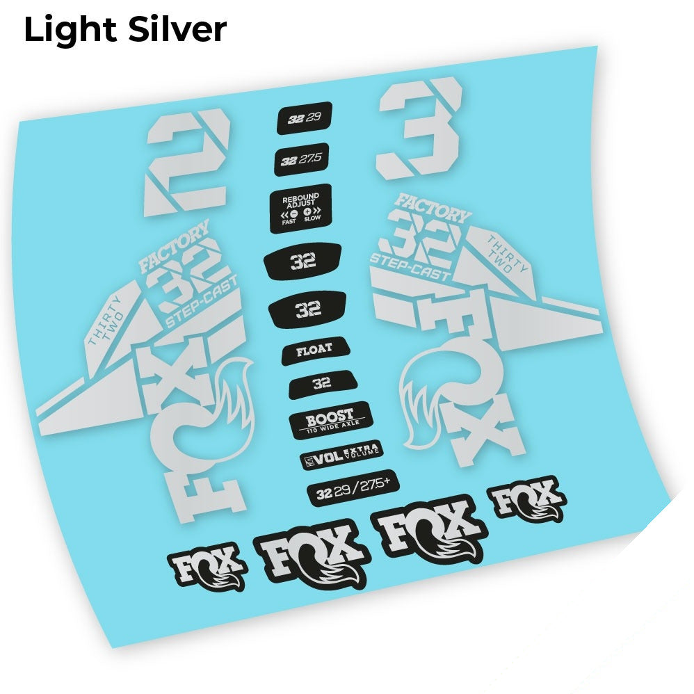 Stickers Fox 32 Kashima 2021 compatibles - Autocollants fourche VTT