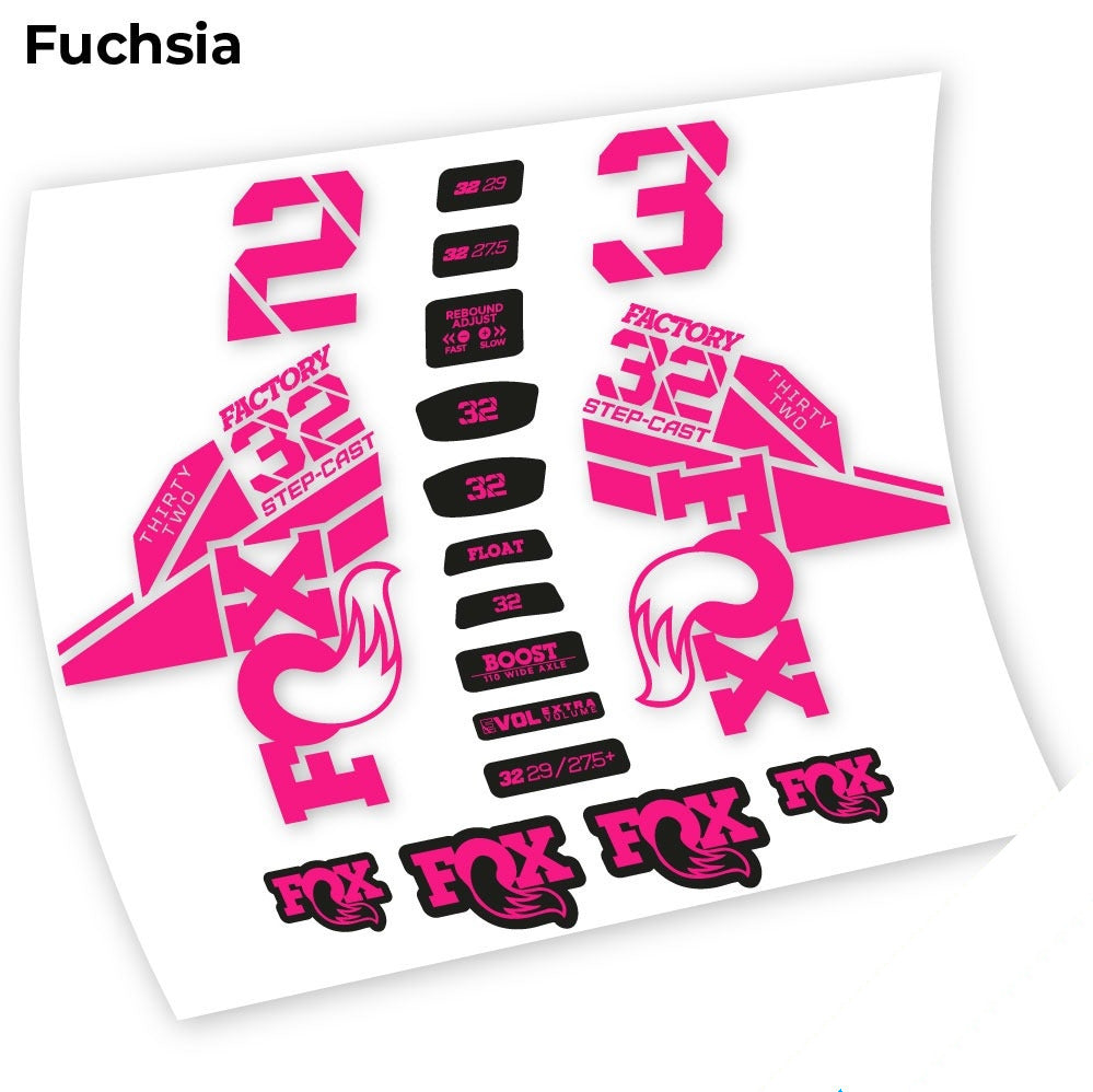 Stickers Fox 32 Kashima 2021 compatibles Autocollants fourche 29"