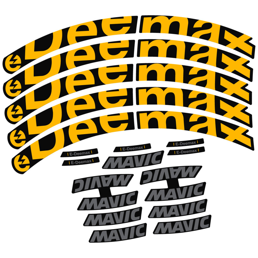 Stickers Compatible Decal Mavic E-Deemax 2025 compatibles - Autocollants roue vélo VTT