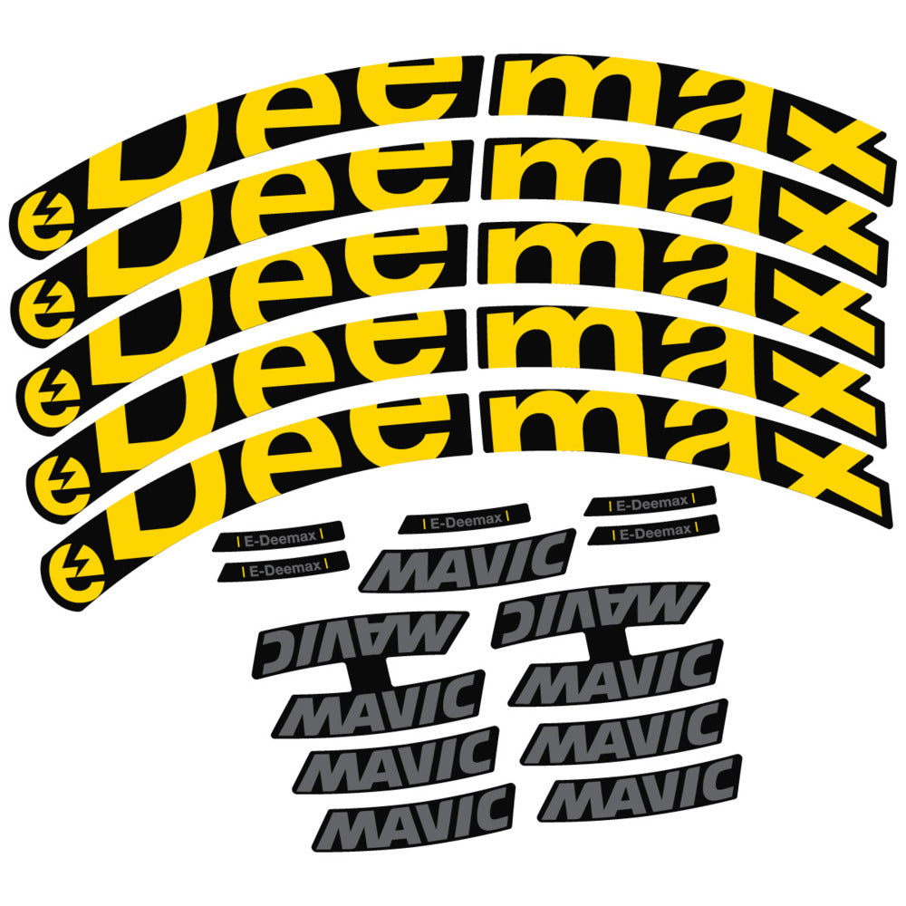 Stickers Compatible Decal Mavic E-Deemax 2025 compatibles - Autocollants roue vélo VTT