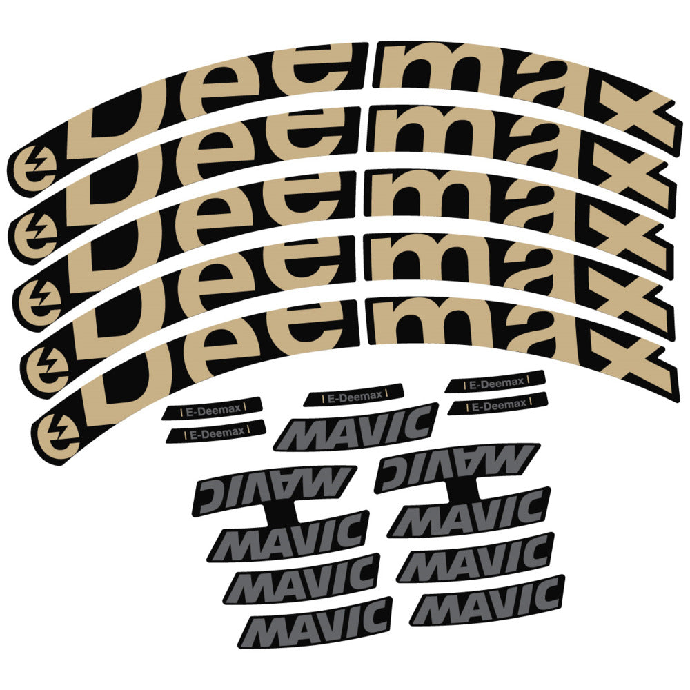 Stickers Compatible Decal Mavic E-Deemax 2025 compatibles - Autocollants roue vélo VTT