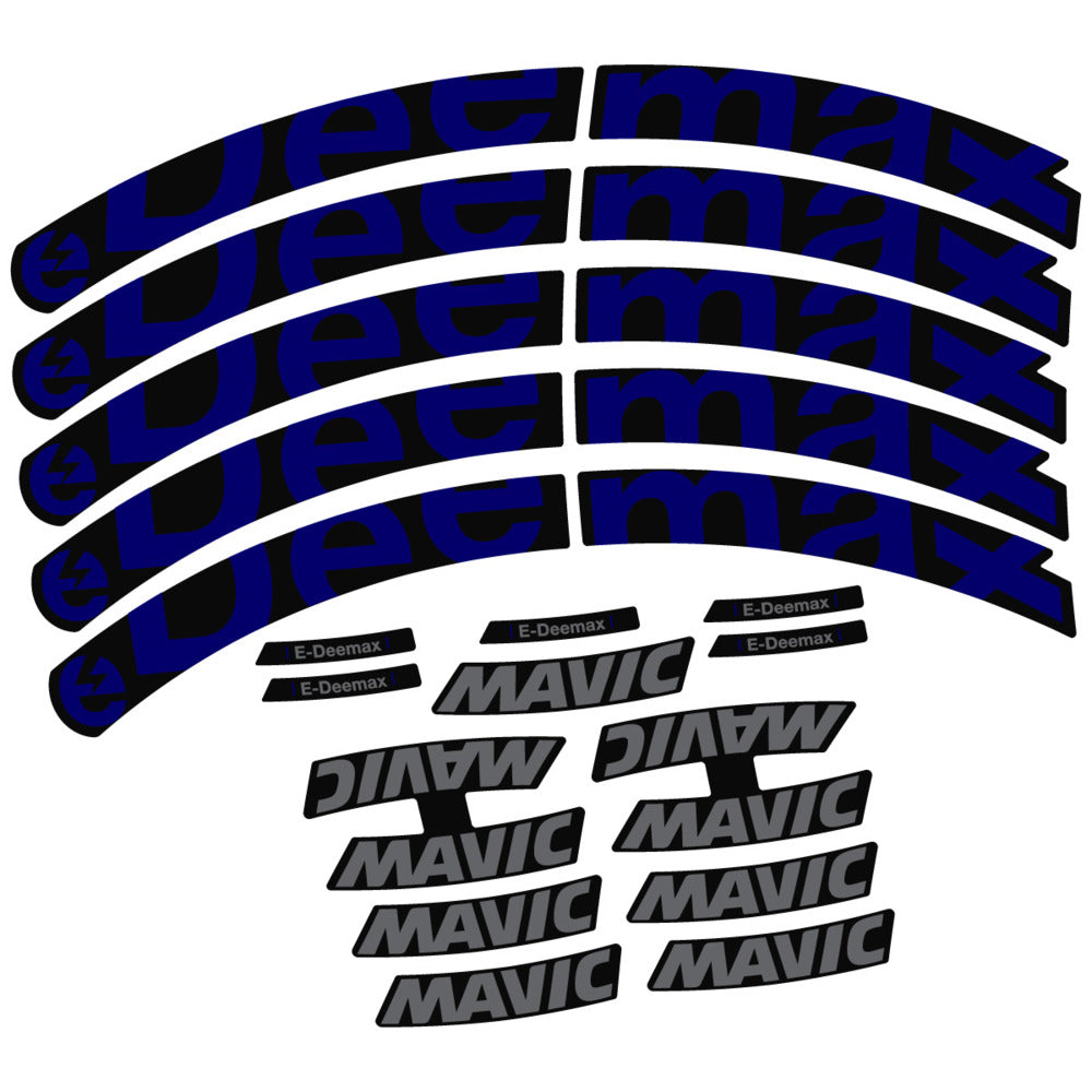 Stickers Compatible Decal Mavic E-Deemax 2025 compatibles - Autocollants roue vélo VTT