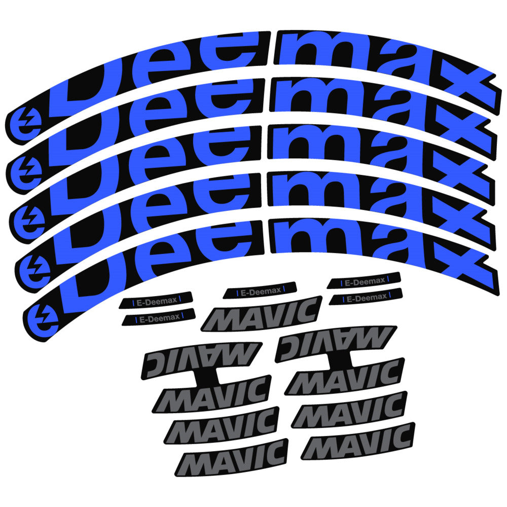 Stickers Compatible Decal Mavic E-Deemax 2025 compatibles - Autocollants roue vélo VTT
