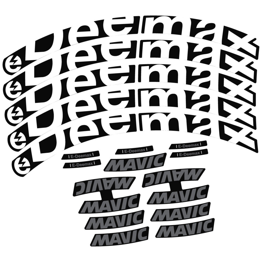 Stickers Compatible Decal Mavic E-Deemax 2025 compatibles - Autocollants roue vélo VTT
