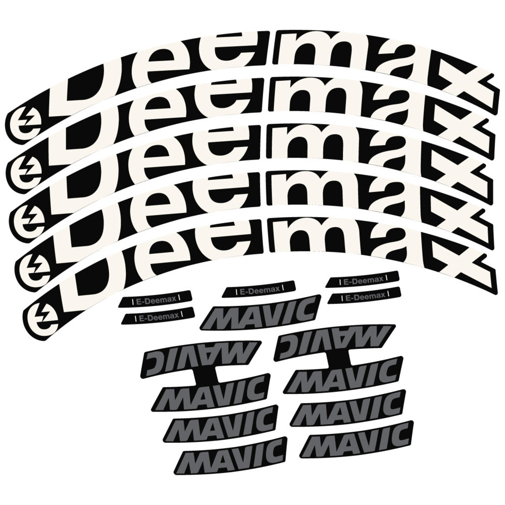 Stickers Compatible Decal Mavic E-Deemax 2025 compatibles - Autocollants roue vélo VTT