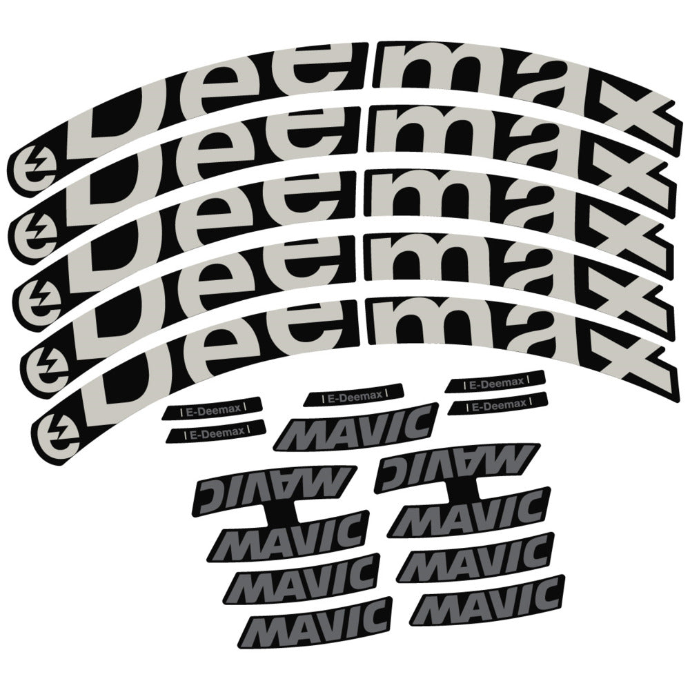 Stickers Compatible Decal Mavic E-Deemax 2025 compatibles - Autocollants roue vélo VTT