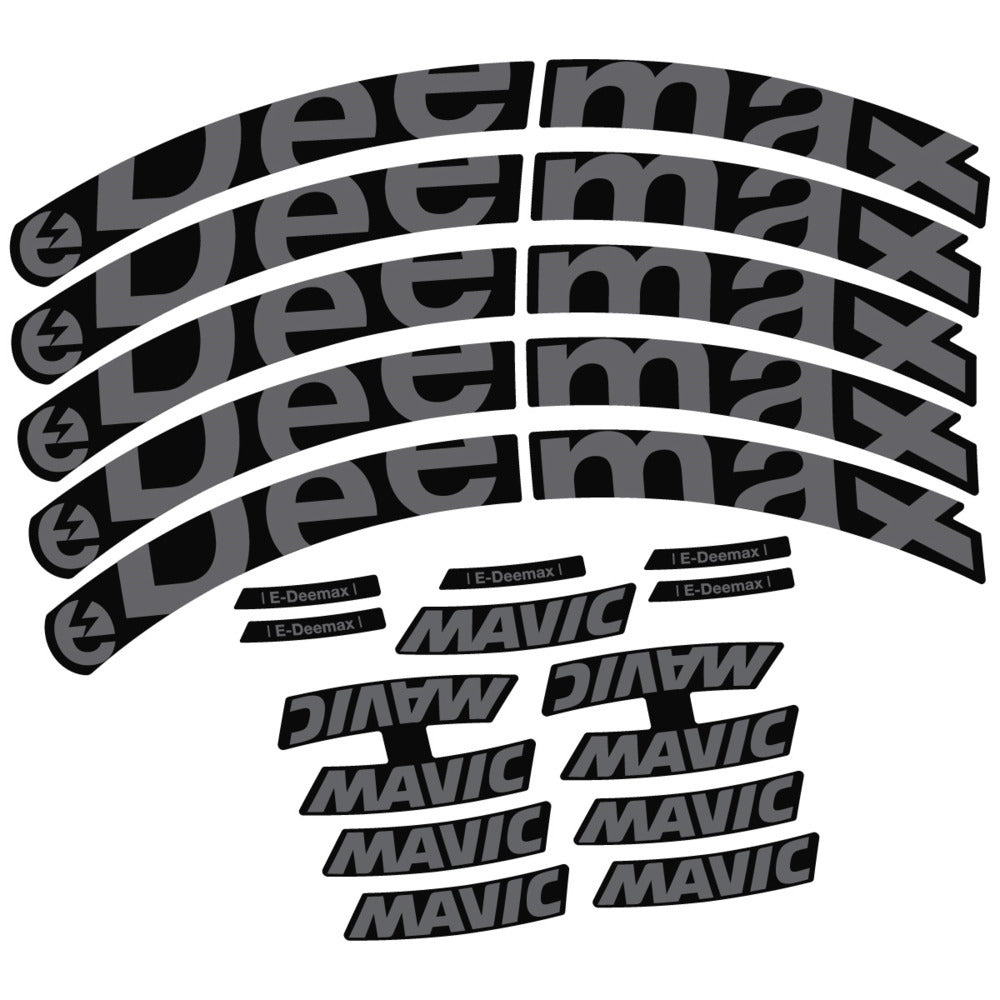 Stickers Compatible Decal Mavic E-Deemax 2025 compatibles - Autocollants roue vélo VTT