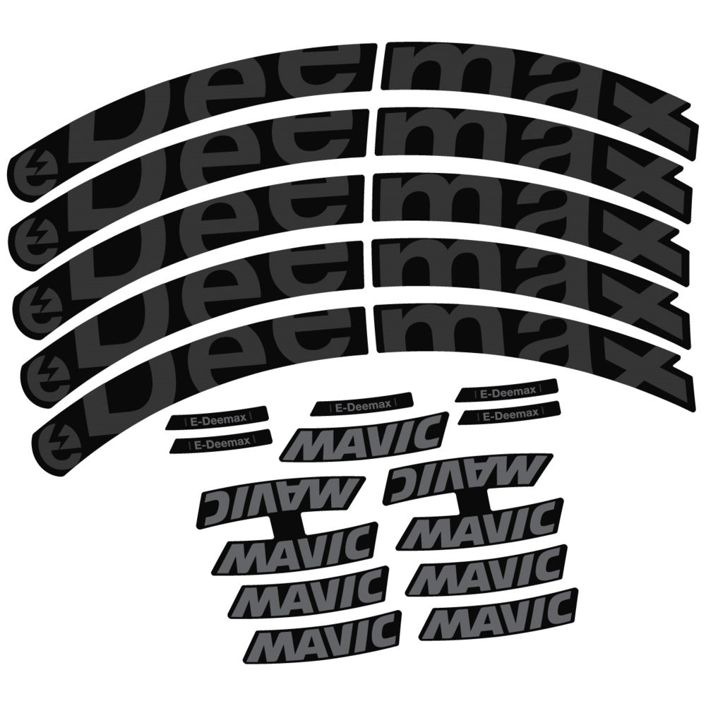 Stickers Compatible Decal Mavic E-Deemax 2025 compatibles - Autocollants roue vélo VTT