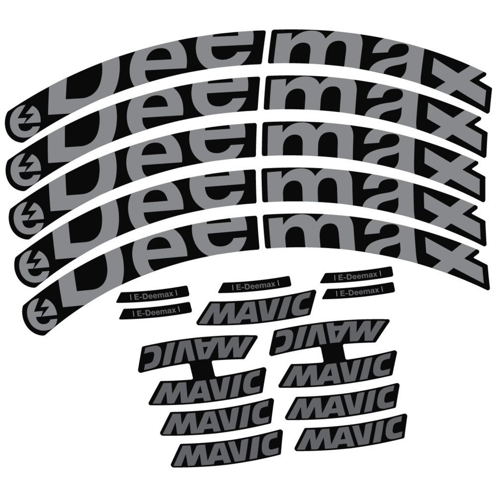 Stickers Compatible Decal Mavic E-Deemax 2025 compatibles - Autocollants roue vélo VTT