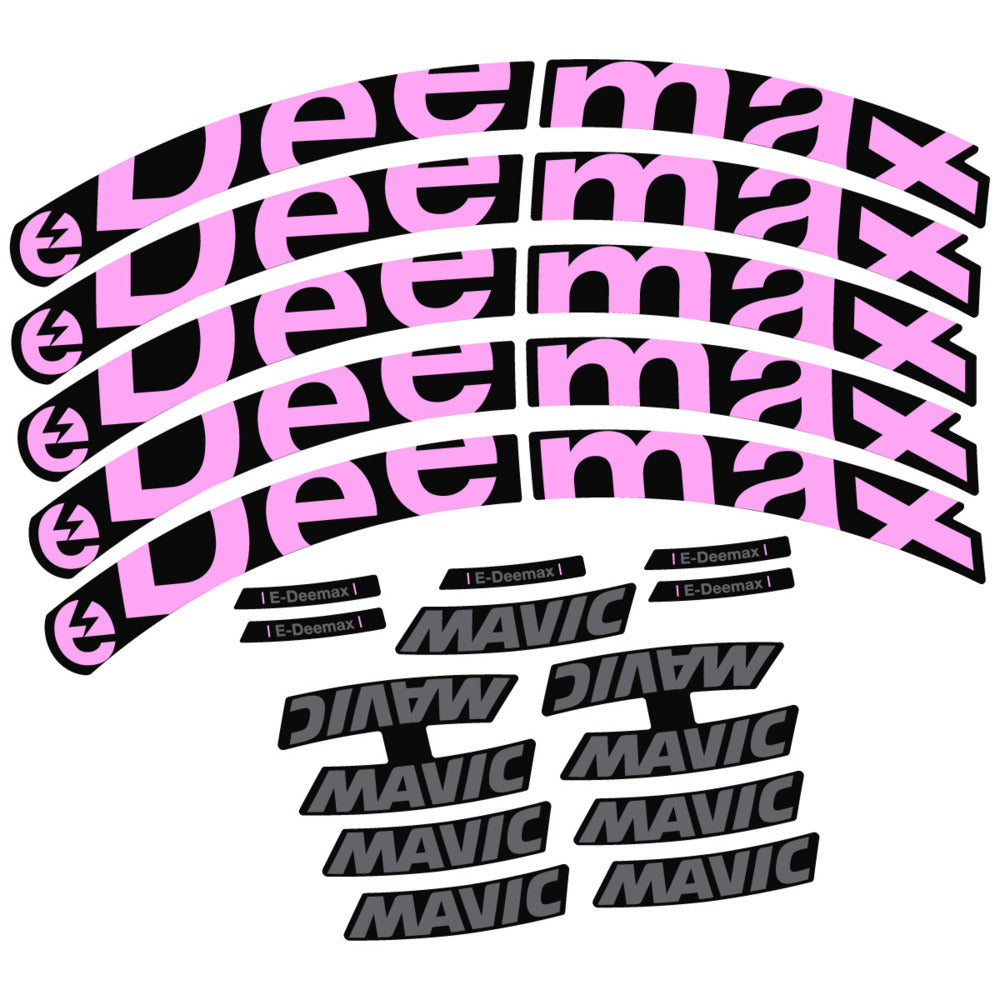Stickers Compatible Decal Mavic E-Deemax 2025 compatibles - Autocollants roue vélo VTT