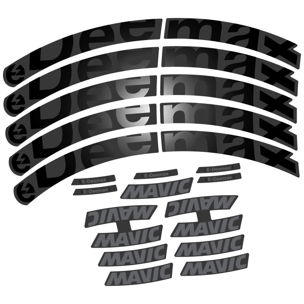 Stickers Compatible Decal Mavic E-Deemax 2025 compatibles - Autocollants roue vélo VTT