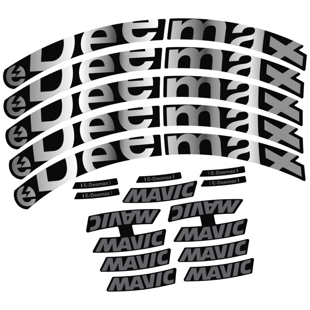 Stickers Compatible Decal Mavic E-Deemax 2025 compatibles - Autocollants roue vélo VTT