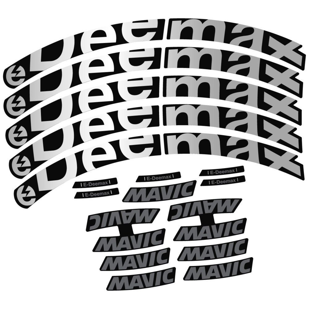 Stickers Compatible Decal Mavic E-Deemax 2025 compatibles - Autocollants roue vélo VTT