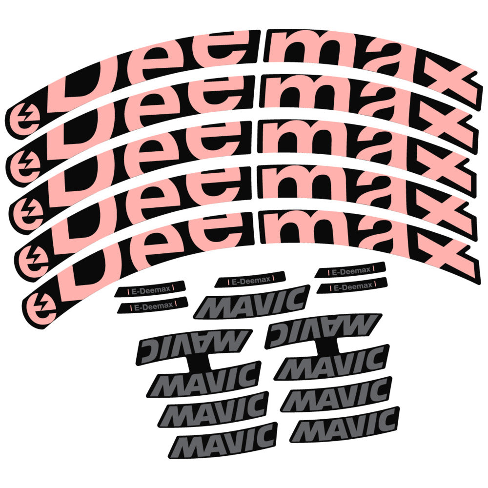 Stickers Compatible Decal Mavic E-Deemax 2025 compatibles - Autocollants roue vélo VTT