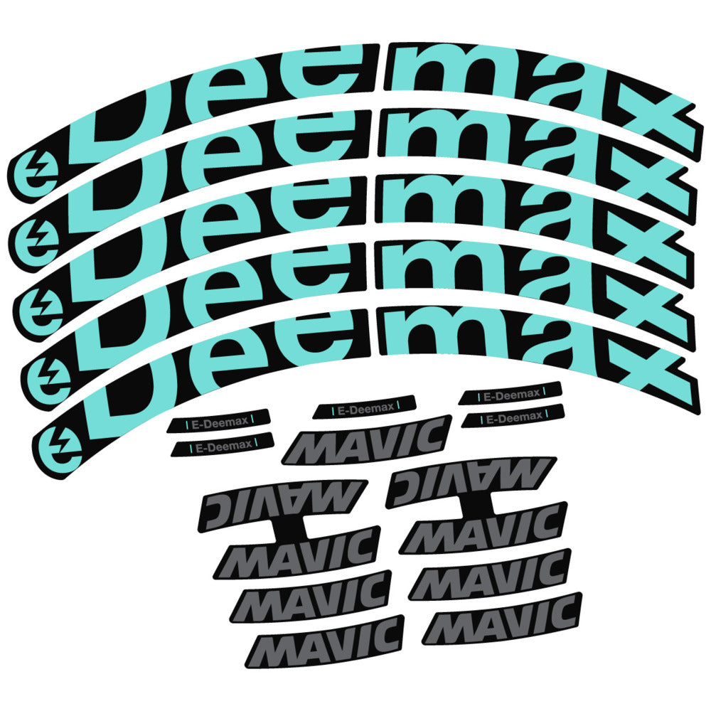 Stickers Compatible Decal Mavic E-Deemax 2025 compatibles - Autocollants roue vélo VTT