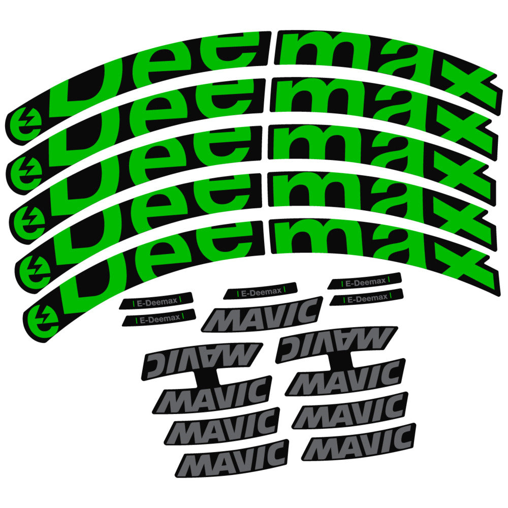 Stickers Compatible Decal Mavic E-Deemax 2025 compatibles - Autocollants roue vélo VTT