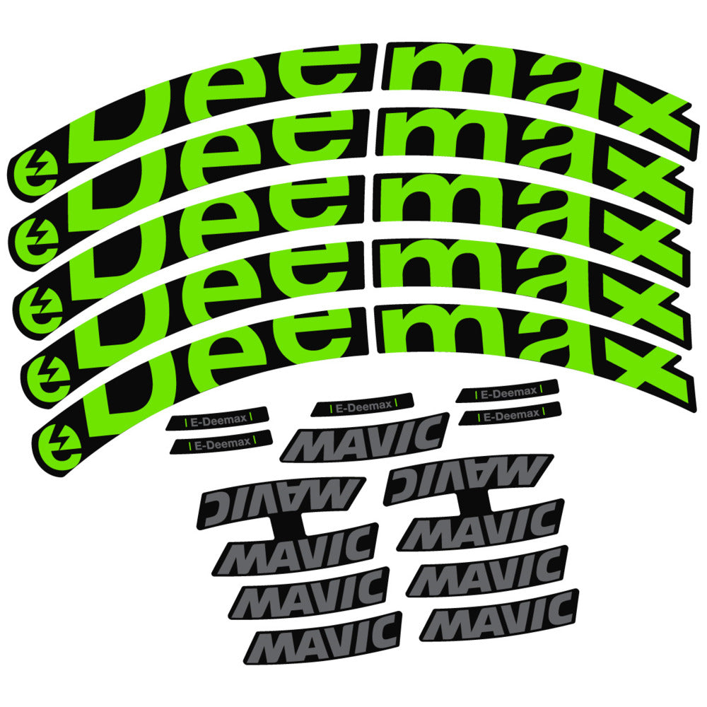 Stickers Compatible Decal Mavic E-Deemax 2025 compatibles - Autocollants roue vélo VTT