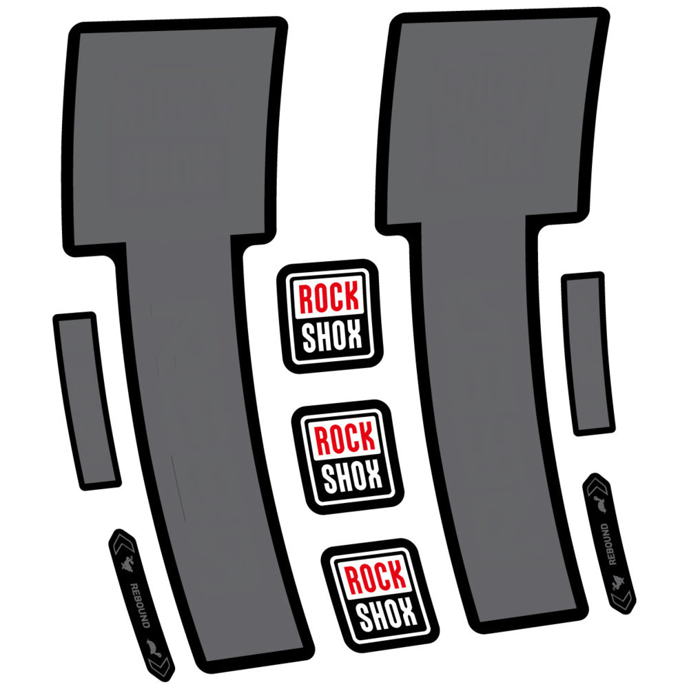 Stickers RockShox Reba Base 2026 compatibles - Autocollants fourche VTT